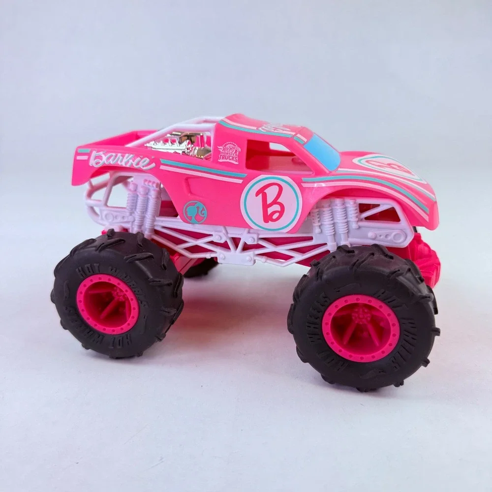 Hot Wheels RC Monster‎ Truck Barbie Pink 1:24 Scale HGV84R Remote Control Toy